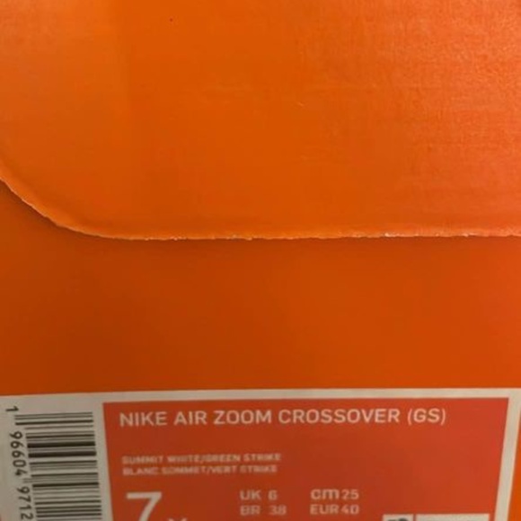 BRAND NEW boy youth nike Nike air zoom crossover basketball shoes size 7Y - Picture 10 of 10